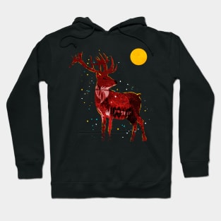 Magical forest - The deer Hoodie